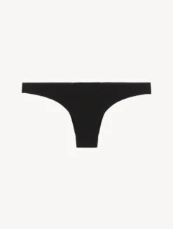 Slip Brésilien Noir En Lycra® Transpirant-Tanga-UP DATE