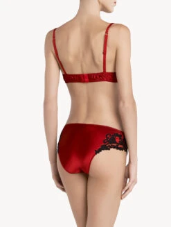 Culotte Rouge Avec Broderie En Guipure «frastaglio»-Culottes-MAISON -Mode Lingerie Boutique CFILPD0019229 RS0290 2 75885.1595327892