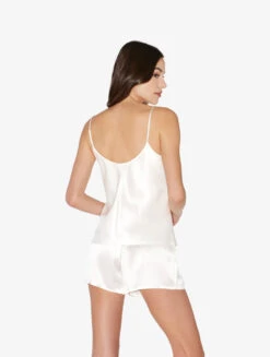 Débardeur En Soie Blanche-Lingerie De Nuit En Soie-SILK -Mode Lingerie Boutique CFILPD0020289 NA0031 2 26385 47861.1649857057