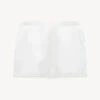 Short De Pyjama En Soie Blanche-Lingerie De Nuit En Soie-SILK