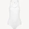 Body En Coton Blanc-Bodys & Bustiers-SOUPLE