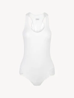 Mode Lingerie Boutique 15 Body En Coton Blanc-Bodys & Bustiers-SOUPLE