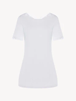 T-shirt En Coton Blanc-Pyjamas-SOUPLE