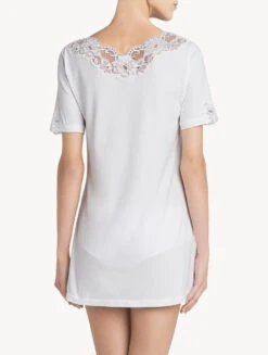 T-shirt En Coton Blanc-Pyjamas-SOUPLE -Mode Lingerie Boutique CFILPD0021083 BN0001 2 43628 63577.1622637766