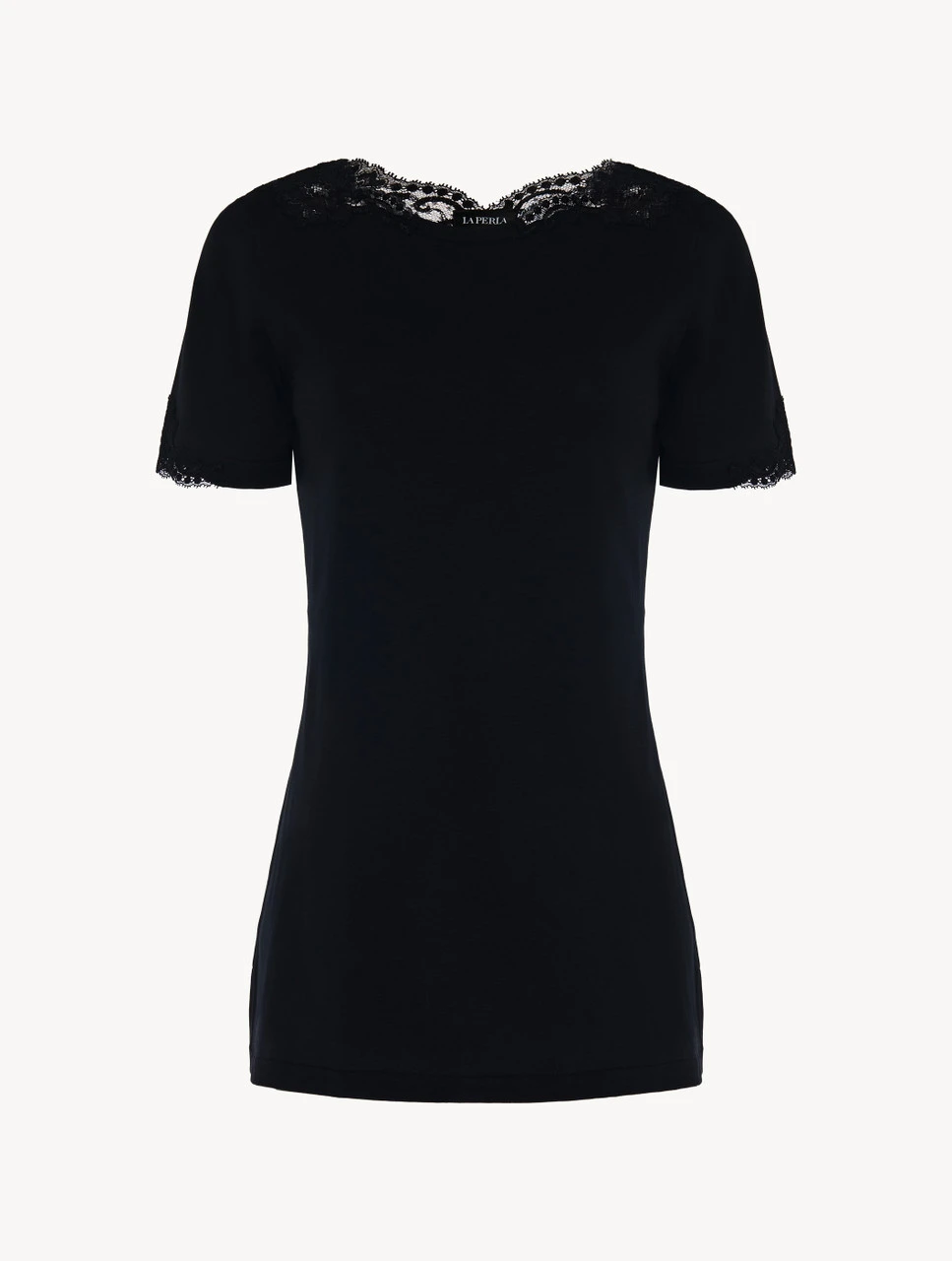 T-shirt En Coton Noir-Pyjamas-SOUPLE 1 T-shirt En Coton Noir-Pyjamas-SOUPLE