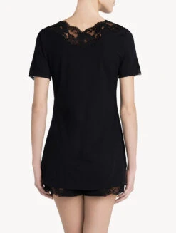 T-shirt En Coton Noir-Pyjamas-SOUPLE 5 T-shirt En Coton Noir-Pyjamas-SOUPLE -Mode Lingerie Boutique CFILPD0021083 NR0002 2 07396 28088.1622637768