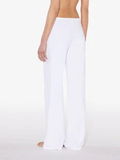 Pantalon En Coton Blanc-Pyjamas-SOUPLE -Mode Lingerie Boutique CFILPD0022759 BN0001 2 75813 11354.1645610873