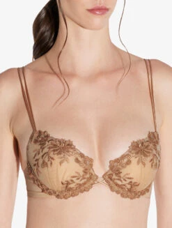 Soutien-gorge Push-up En Lycra® Beige Avec Tulle Brodé-Rembourré-ZEPHYR -Mode Lingerie Boutique CFILPD004070 BGS081 5 95752 02019.1651758985