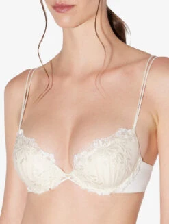 Soutien-gorge Push-up En Lycra® Blanc Cassé Avec Tulle Brodé-Rembourré-ZEPHYR -Mode Lingerie Boutique CFILPD004070 NAA017 5 55031 86765.1660906720