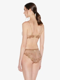 Culotte En Lycra® Beige Avec Tulle Brodé-Culottes-ZEPHYR -Mode Lingerie Boutique CFILPD0040730 BGS081 2 11408 07402.1651758996