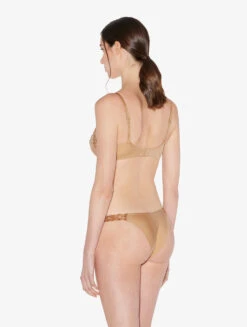 Slip Brésilien En Lycra® Beige Avec Tulle Brodé-Tanga-ZEPHYR -Mode Lingerie Boutique CFILPD0040740 BGS081 2 87234 37278.1651759000