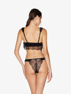 Soutien-gorge Sans Armatures Noir Avec Dentelle-Rembourré-DREAMLAND -Mode Lingerie Boutique CFILPD004177 NRB010 2 13807 10934.1684521700