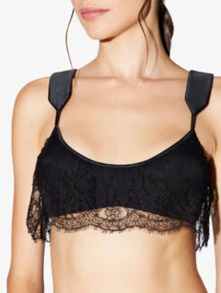 Soutien-gorge Sans Armatures Noir Avec Dentelle-Rembourré-DREAMLAND -Mode Lingerie Boutique CFILPD004177 NRB010 5 42073 56369.1684521700