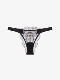 Tanga En Dentelle Noir-Tanga-DREAMLAND