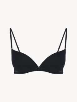 Soutien-gorge Push-up En Tulle Stretch Noir-Shapewear-MAISON CONTOURING