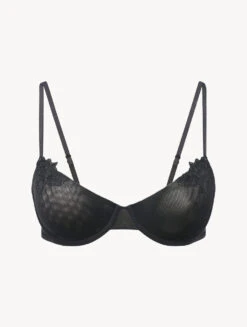 Soutien-gorge Corbeille Noir En Tulle Stretch-Shapewear-MAISON CONTOURING