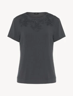 T-shirt Gris Anthracite-Pyjamas-MAISON@HOME