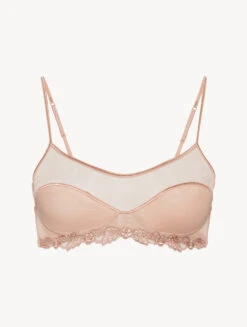 Brassière En Tulle Stretch Couleur Sable-Shapewear-MAISON CONTOURING