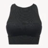 Top Court En Tulle Stretch Noir-Shapewear-MAISON CONTOURING