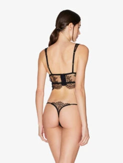 Brassière Ampliforme Noire Avec Dentelle Leavers-Rembourré-DREAMLAND -Mode Lingerie Boutique CFILPD004430 NRB010 2 37592.1662651335