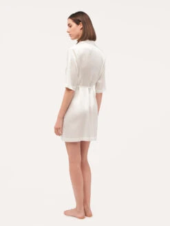 Chemise De Nuit Longue En Soie Blanche-Lingerie De Nuit En Soie-SILK -Mode Lingerie Boutique CFILPD0046940 NA0031 2 02527 90328.1606732278