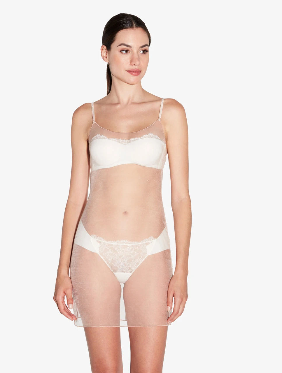 Short Slip En Maille Rose Beige - Edition Limitée-Nuisettes-ZUCCHERO FILATO 2 Short Slip En Maille Rose Beige - Edition Limitée-Nuisettes-ZUCCHERO FILATO – Image 2