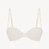 Soutien-gorge Bandeau En Blanc-Rembourré-UP DATE