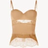 Corset En Lycra® Et Dentelle De Chantilly Nude-Shapewear-SHAPE-ALLURE