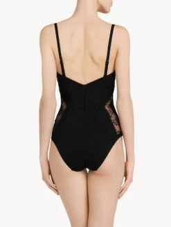 Body «control Fit» En Lycra® Noir Avec Dentelle De Chantilly-Shapewear-SHAPE-ALLURE -Mode Lingerie Boutique CFILPD905863 NR0002 2 72839.1596037055