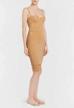Robe Nuisette Beige Rembourrée à Armatures-Shapewear-SHAPE-ALLURE -Mode Lingerie Boutique CFILPD905871 BG0030 3 19575 55929.1678720546