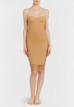 Robe Nuisette Beige Rembourrée à Armatures-Shapewear-SHAPE-ALLURE -Mode Lingerie Boutique CFILPD905871 BG0030 4 95540 54141.1678720546