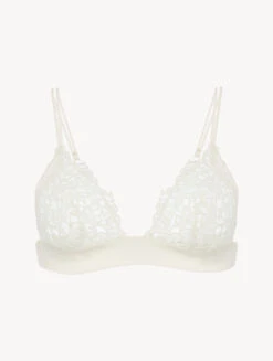 Soutien-gorge Triangle Blanc En Macramé-Triangle-PETIT MACRAME