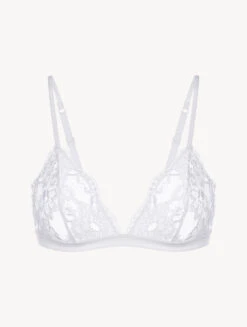 Soutien-gorge Triangle En Dentelle Blanc-Triangle-SOUPLE