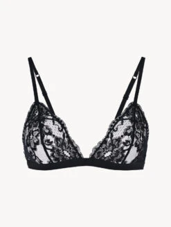 Soutien-gorge Triangle Avec Dentelle Noire-Triangle-SOUPLE