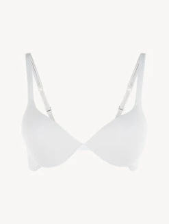 Soutien-gorge Push-up En Coton Blanc-Rembourré-SOUPLE