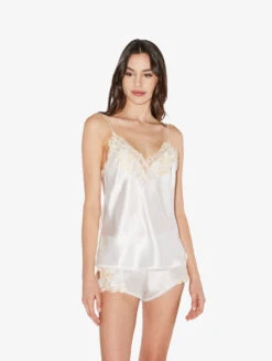 Hipster En Soie Blanche Avec Broderie En Guipure «frastaglio» Ivoire-Lingerie De Nuit En Soie-MAISON -Mode Lingerie Boutique CFILPDN019228 NA0231 3 25046 26154.1647517700