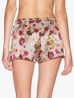 Short De Pyjama En Soie Avec Imprimé Floral-Lingerie De Nuit En Soie-SILK -Mode Lingerie Boutique CFILPDN020290 S5 MUW105 2 14542 74453.1684521688