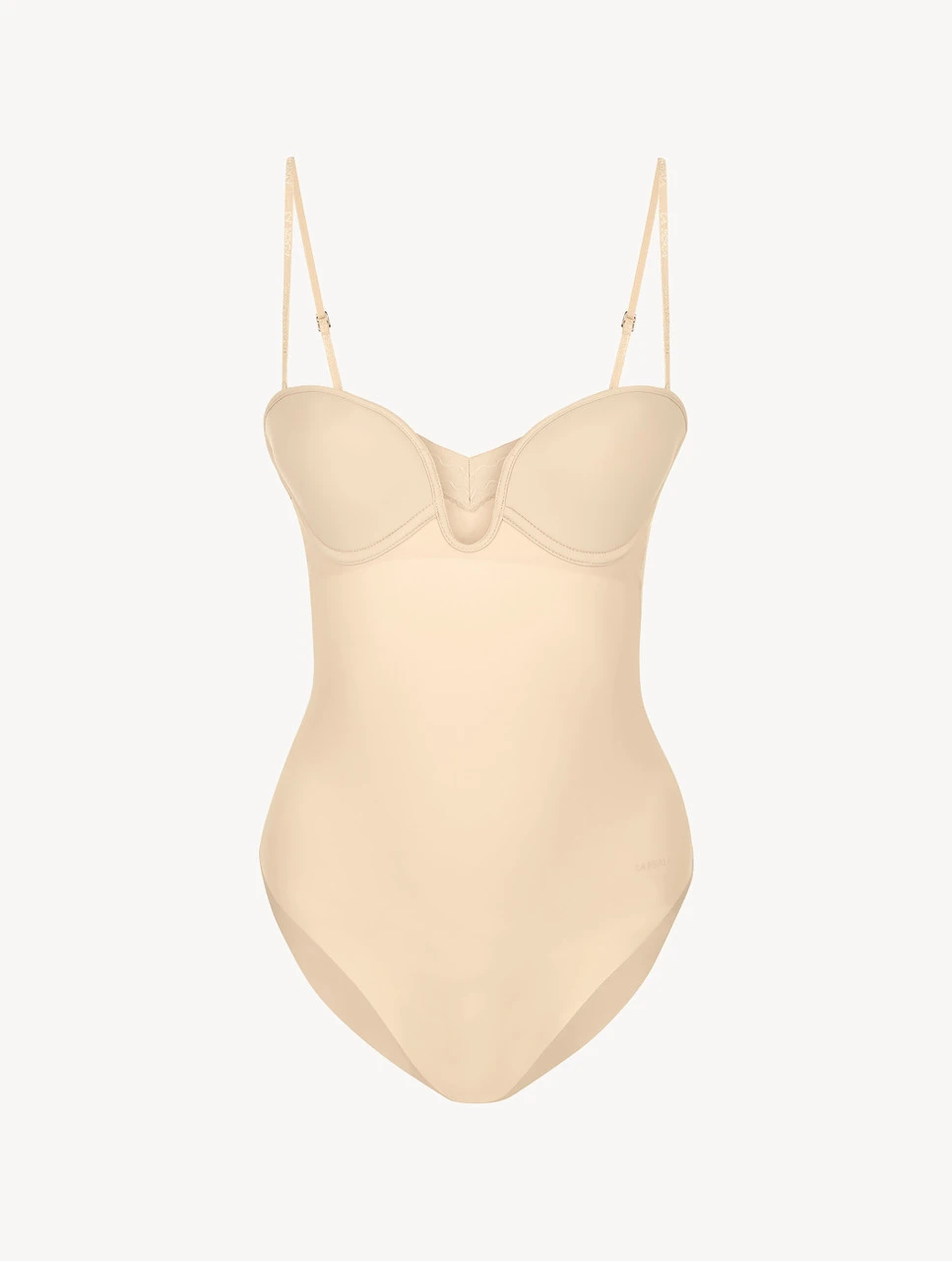 Body Couleur Café Crème Avec Soutien-gorge à Armature Ultra-plongeant Et Ampliforme-Shapewear-SECOND SKIN 1 Body Couleur Café Crème Avec Soutien-gorge à Armature Ultra-plongeant Et Ampliforme-Shapewear-SECOND SKIN