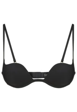 Soutien-gorge Push-up Sans Armature Couleur Noir-Rembourré-SECOND SKIN
