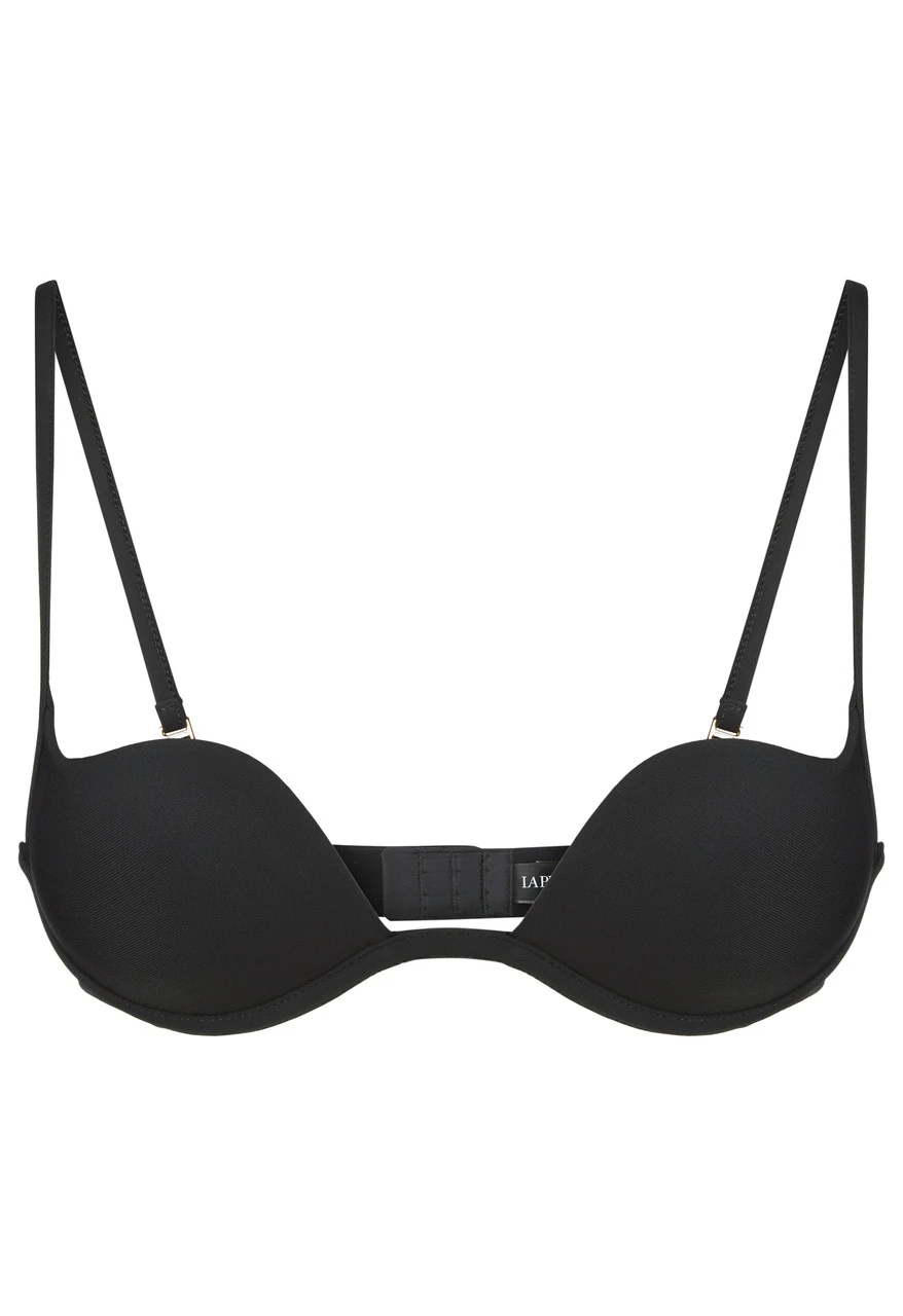 Soutien-gorge Push-up Sans Armature Couleur Noir-Rembourré-SECOND SKIN 1 Soutien-gorge Push-up Sans Armature Couleur Noir-Rembourré-SECOND SKIN
