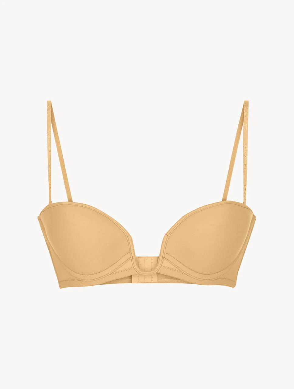 Soutien-gorge Bandeau, Ampliforme Et Ultra-plongeant, Avec Armature Couleur Café Noisette-Shapewear-SECOND SKIN 1 Soutien-gorge Bandeau, Ampliforme Et Ultra-plongeant, Avec Armature Couleur Café Noisette-Shapewear-SECOND SKIN