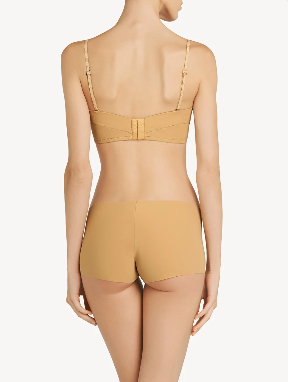 Soutien-gorge Bandeau, Ampliforme Et Ultra-plongeant, Avec Armature Couleur Café Noisette-Shapewear-SECOND SKIN 2 Soutien-gorge Bandeau, Ampliforme Et Ultra-plongeant, Avec Armature Couleur Café Noisette-Shapewear-SECOND SKIN – Image 2