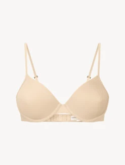 Soutien-gorge Non Paddé Avec Armature Couleur Café Crème-Shapewear-SECOND SKIN