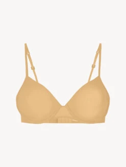 Soutien-gorge Non Paddé Avec Armature Couleur Café Noisette-Shapewear-SECOND SKIN