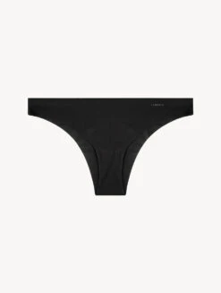 Slip Brésilien Couleur Café Noir-Tanga-SECOND SKIN