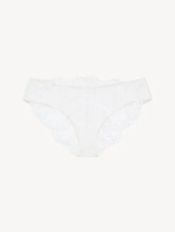Culotte En Dentelle Leavers Blanc Cassé-Culottes-EXOTIQUE