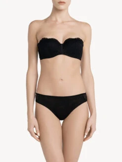Soutien-gorge Bandeau En Dentelle Noir-Rembourré-BRIGITTA -Mode Lingerie Boutique CFIPLM004888 NRB010 3 41138.1593123870