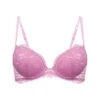 Soutien-gorge Push-up En Dentelle Lilas-Rembourré-BRIGITTA