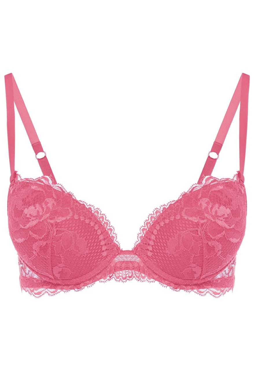 Soutien-gorge Push-up En Dentelle Rose Orchidée-Rembourré-BRIGITTA 1 Soutien-gorge Push-up En Dentelle Rose Orchidée-Rembourré-BRIGITTA