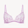Soutien-gorge Sans Armatures En Dentelle Lilas-Triangle-BRIGITTA